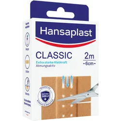 Hansaplast Classic Pflaster 2mx6cm 1 ST