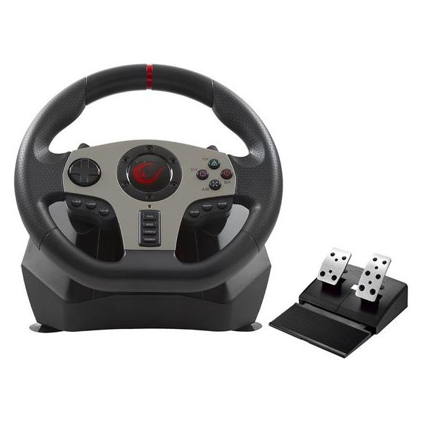 Rampage Gamer kormány - V900-S (PC, PS3, PS4, XBOXONE, XBOX360, pedálszett, vibrálás) (PC, PS3, PS4, Xbox 360) (PERRAM32939)