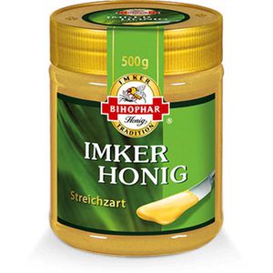 BIHOPHAR Honig Imker-Honig, cremig, im Glas, 500 g