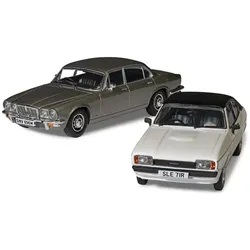 Corgi Screen Stars - Ford Capri Mk2 2.0S Diamond White Jaguar XJ6 Series 2 Silver
