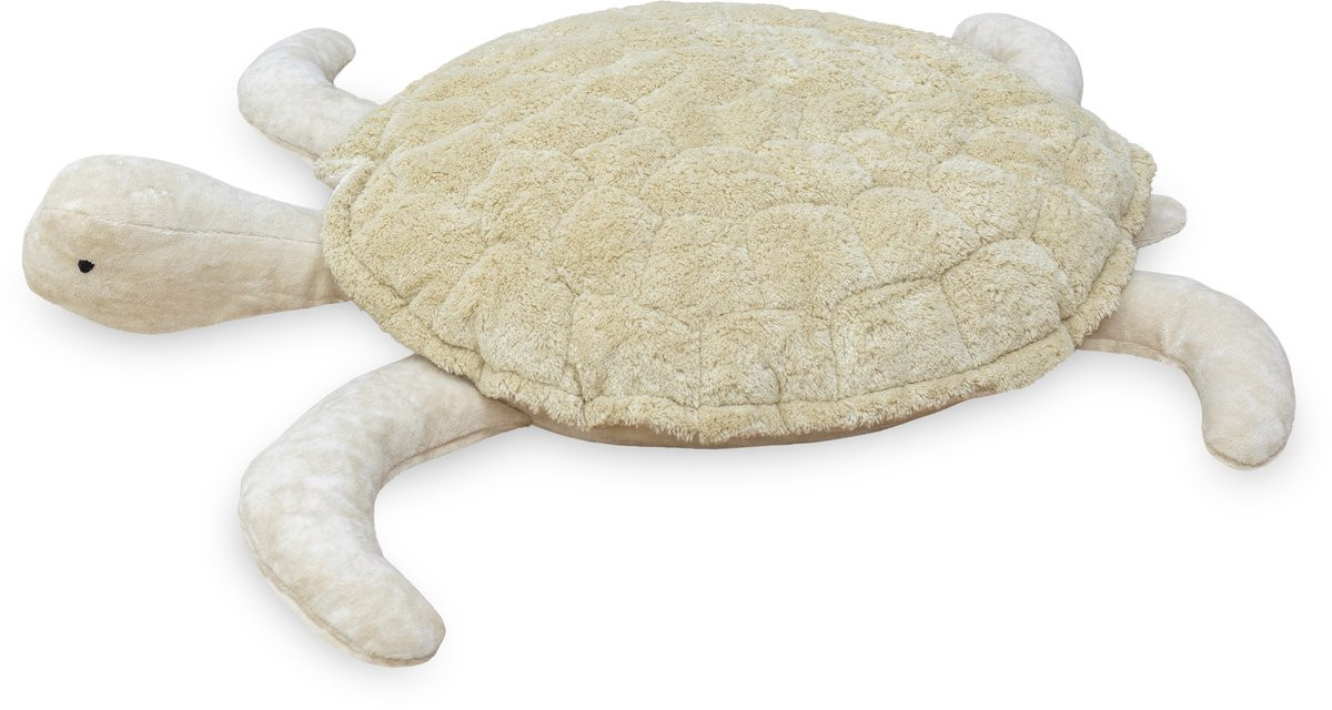 Senger Naturwelt Reuzenschildpad XL Zitzak van biologisch katoen en linnen