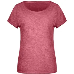 James & Nicholson Damen Bio Vintage T-Shirt 8015 chili M