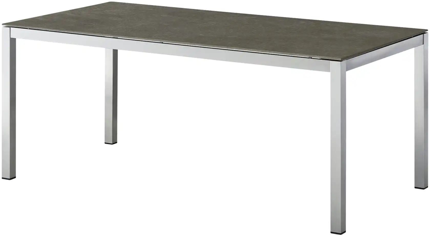 a casa mia Gartentisch  London ¦ silber ¦ Maße (cm): B: 90 H: 75