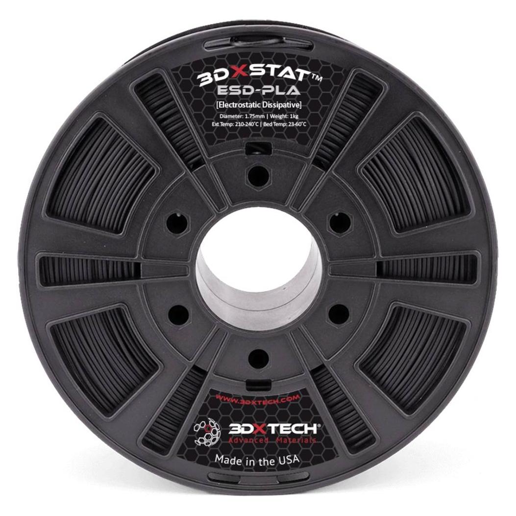 3D Xtech PLA2030750BK0 3DXSTAT Conductive ESD Filament PLA 2.85 mm 750 g Schwar (PLA, 750 g, 2.85 mm) (PLA2030750BK0)