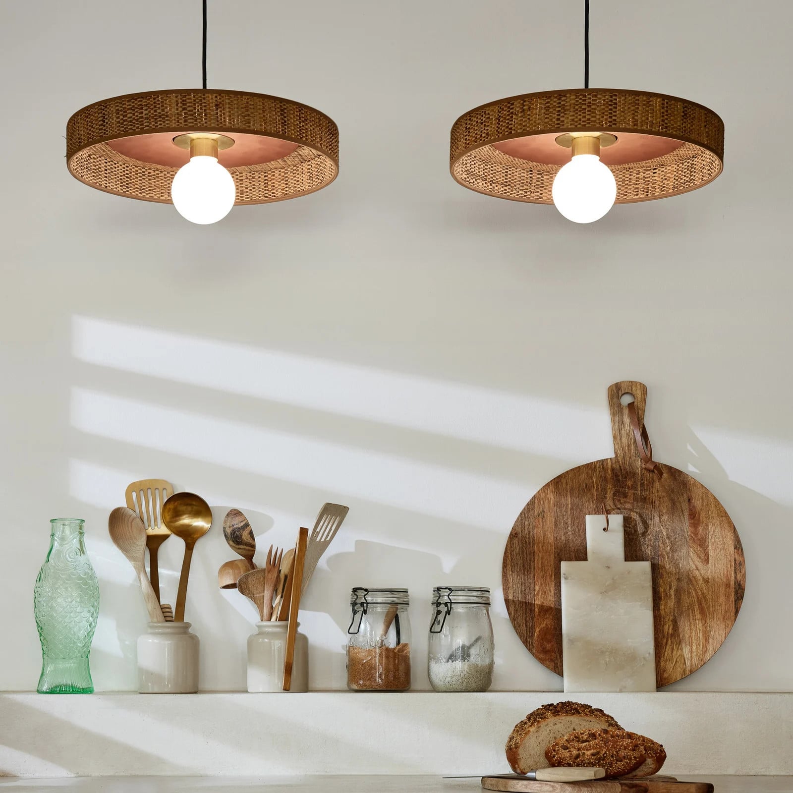 Market Set Portinatx hanglamp terracotta keramiek Ø40cm