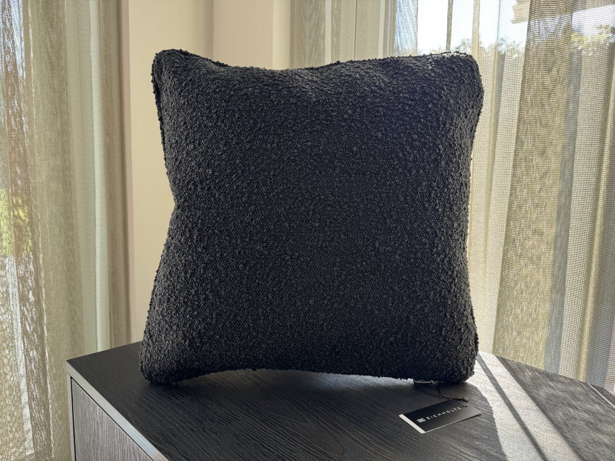 Eichholtz Cushion Boucle S black