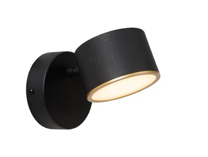 LUCIDE GIAN - Wandleuchte - LED Dim. - 1x9W 2700K - Schwarz