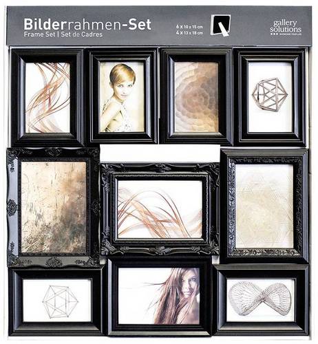 Nielsen Design 8999325 Bilder Wechselrahmen Papierformat: 13 x 18cm Schwarz