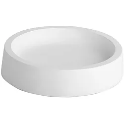 Brillantbad MAXIMA Seifenablage Polyresin Weiß 110x25x110 mm für Bad & Küche >> Freistehend anwendbar