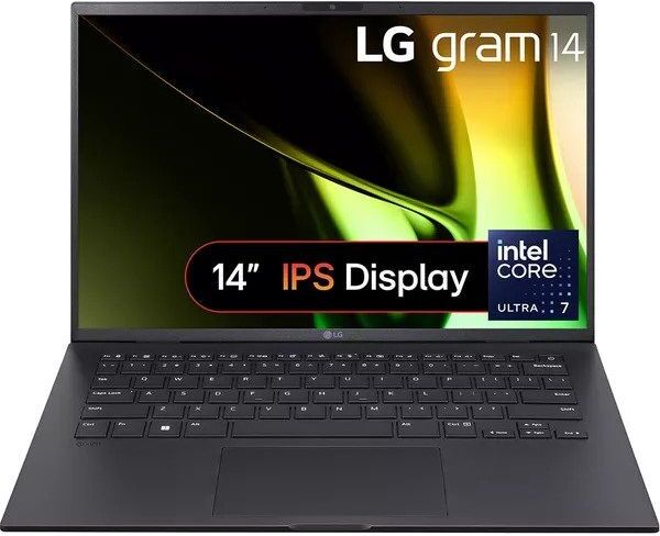 LG gram 14 (14Z90S-G.AR55A1) – 14" Ultra Lightweight Laptop Intel Core Ultra 5 512GB SSD - Black, Used - Very Good