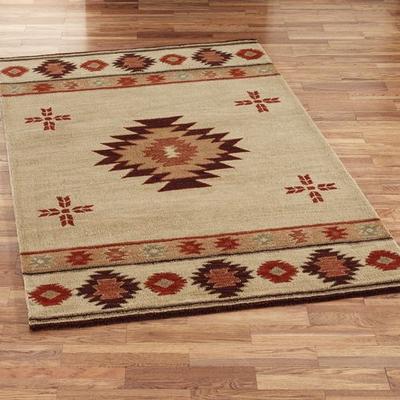 Rizzy Rugs "Southwest Diamond Rectangle Rug, 3'6"" x 5'6"", Tan"