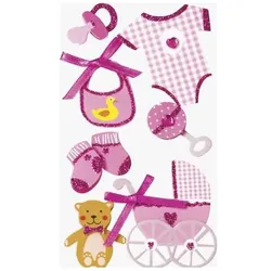 6x Heyda, Sticker, Motivsticker Baby Girl (1 Sticker)