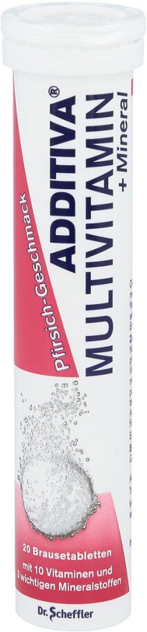 Additiva Multivit.+mineral Pfirsich R Brausetabletten 20stk