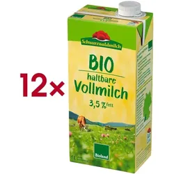 Schwarzwaldmilch LAC Bio H-Vollmilch »Weidemilch 3,5% Fett« 12 Stück je 1 L