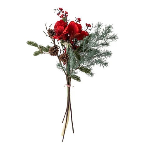 Bloomingville Rubia kunstboeket rood