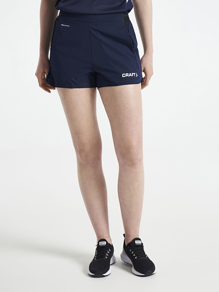 Craft Trainingsshorts "Pro Control Impact" in Dunkelblau - L