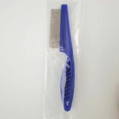 Uplift Essentials Precision Grooming & Fine Toothed Flea Comb blue 5.5 In