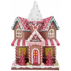 Gingerbread House Sweets LED 28cm