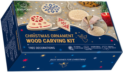 Schnitz-Set "Ornamente"