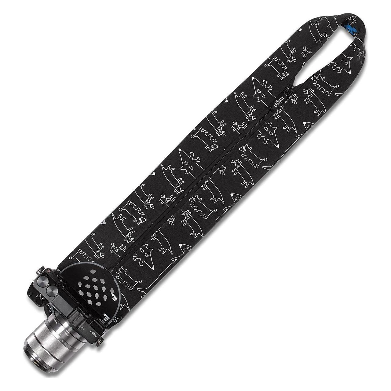miggo Strap & Wrap, Digital camera, Spandex, Neoprene, Black, Red, CSC, 59 cm, 120 mm (MW SR-CSC BR 50)