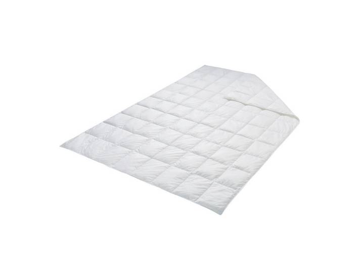 Daunendecke, Weiß, Füllung: Daunen,Daunen, 155x220 cmes Vertrauen - Oeko-Tex®, für Hausstauballergiker geeignet, temperaturausgleichend, reines Naturprodukt, atmungsaktiv, sehr leicht, luftdurchlässig, Heimtextilien, Kopfpolster & Bettdecken, Bettdecken, Daunendecken