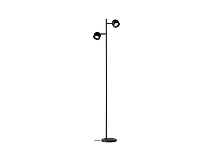 Paulmann 79775 lampadaire LED Puric Pane 2x300lm incl. 2x3W gradable lampadaire Noir Métal\, plastique 2700K