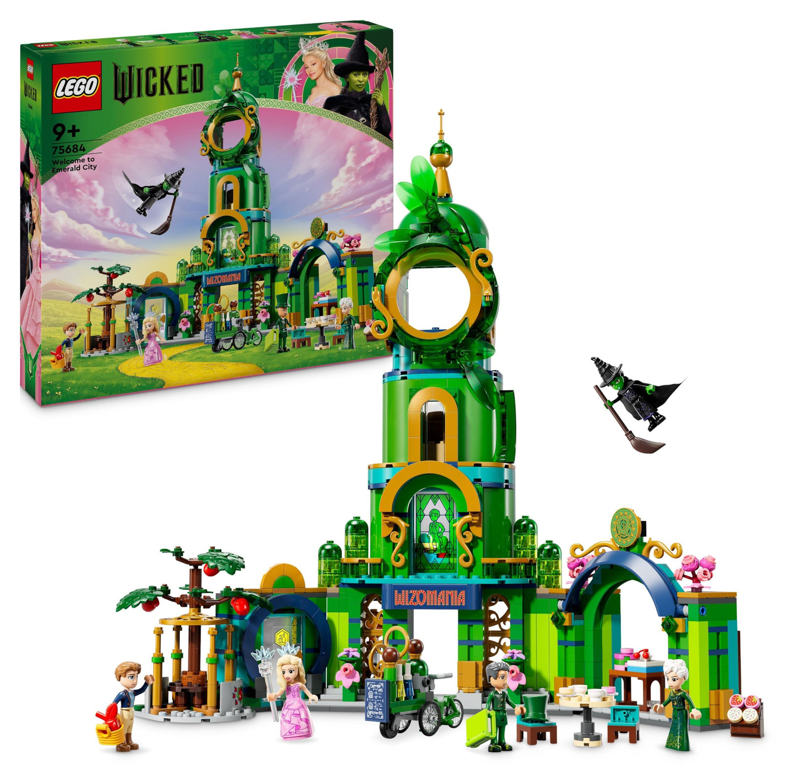 LEGO De Wicked Komt naar de Stad van Smaragd 75684