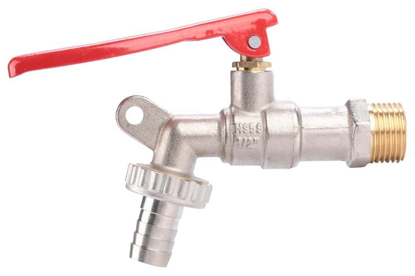 Dripio waterbesparende afsluitbare messing kraan, 1/2 inch, druppelvrij