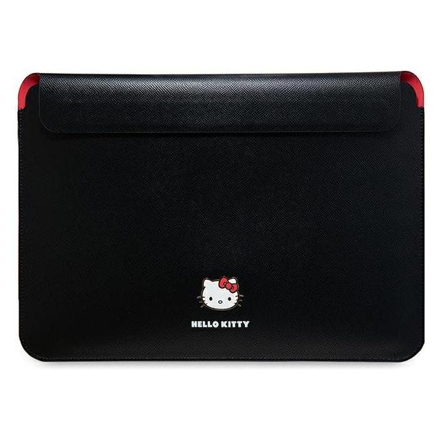 Hello Kitty Sleeve HKCS14PGHDLMK 14" czarny/black PU Metal Logo (14", Apple) (1696244904)