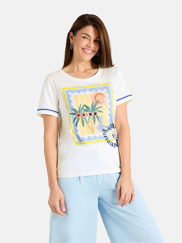LIEBLINGSSTÜCK Shirt in Weiß - 4XL
