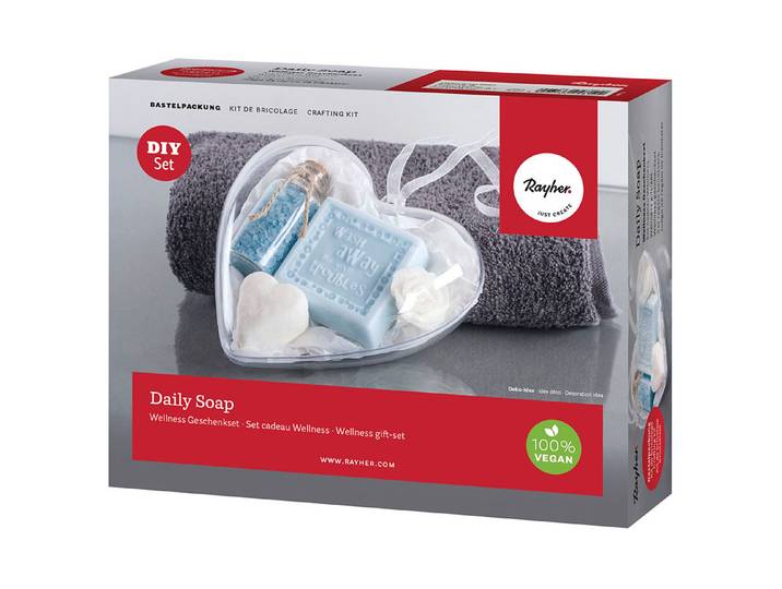 Rayher Daily Soap Wellness-Geschenkset 4 Seifen