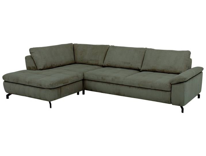 Beldomo Style Ecksofa SENSE, grün, Stoff