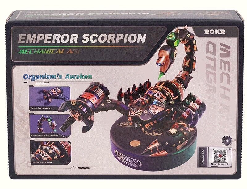 Robot Empereur Scorpion Steampunk - Puzzle 3D Rokr