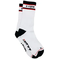 G-FORM Mid-Calf Socken white/black/red S/M
