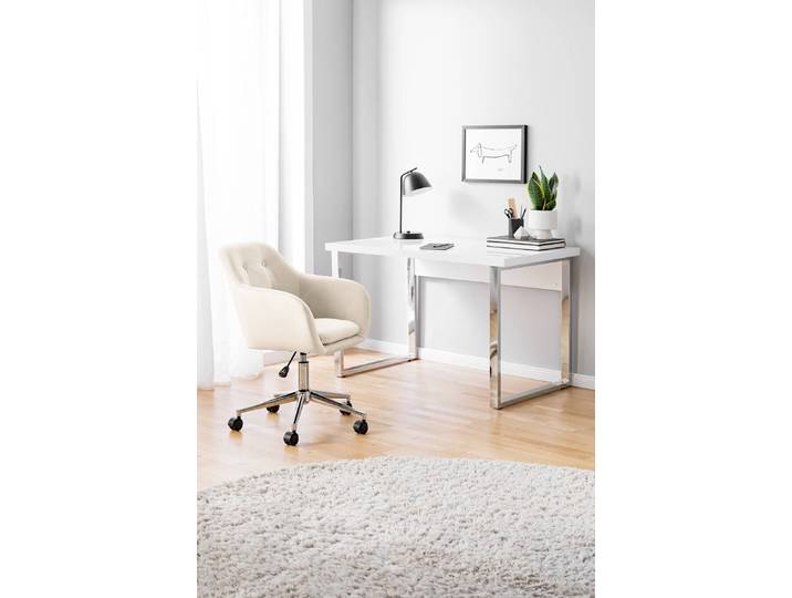 Bürostuhl Warschau 58 x 83 x 61cm Beige/Beige