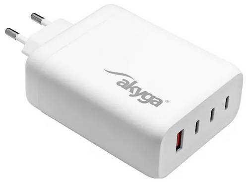 Akyga AK-CH-24 USB Ladegerät 140W USB-C, USB-A Weiß