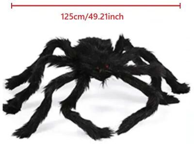 Inspire Essentials Giant Hairy Spider Halloween Yard Decor 5