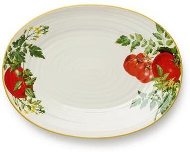 "Certified International Pomodoro Oval Platter 16"" x 12"" - 16""W x 12""D x 1.5""H"
