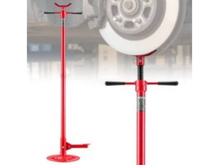 VEVOR Unterhub-Stützständer 750 kg, Höhenverstellbarer (1320–2032 mm) Wagenheberständer mit Kugelgelagertem Drehgriff & Pedal, zur Unterstützung von Fahrzeugkomponenten Autoreparatur