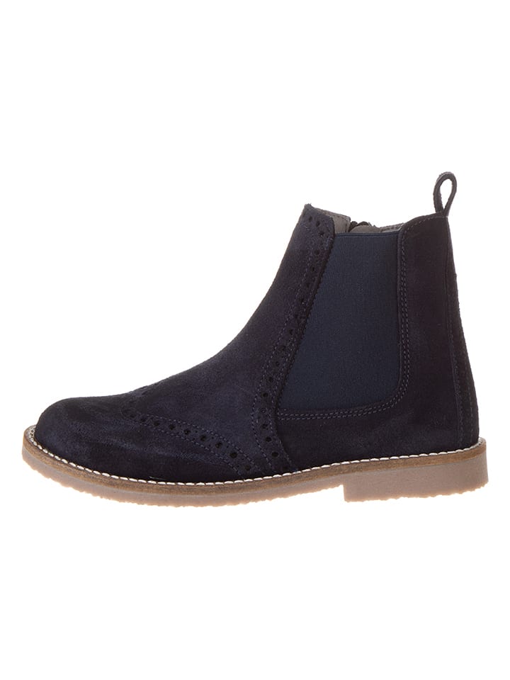 lamino Leder-Chelsea-Boots in Dunkelblau - 39