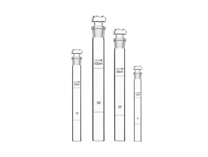 Gläser (Röhrchen), kolorimetrisches Röhrchen, Laborglas-Reagenzglas mit Stopfen, 12 Stück pro Packung(25 ml)