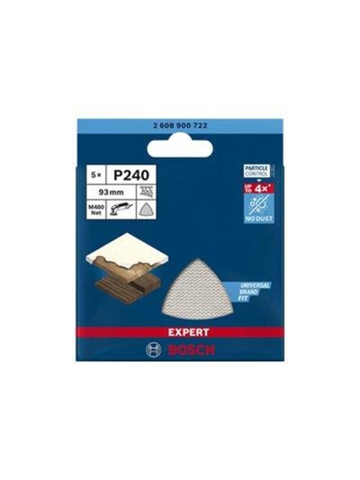 Bosch SLIBEBLAD DELTA 93MM NET K240 5 STK