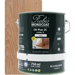 Rubio Monocoat Set Oil Plus 2C White 3500ml (A+B) - 3500ml [140m2]