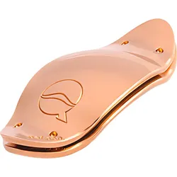 lefreQue Fine Silver / Gold plated Rose 33 mm