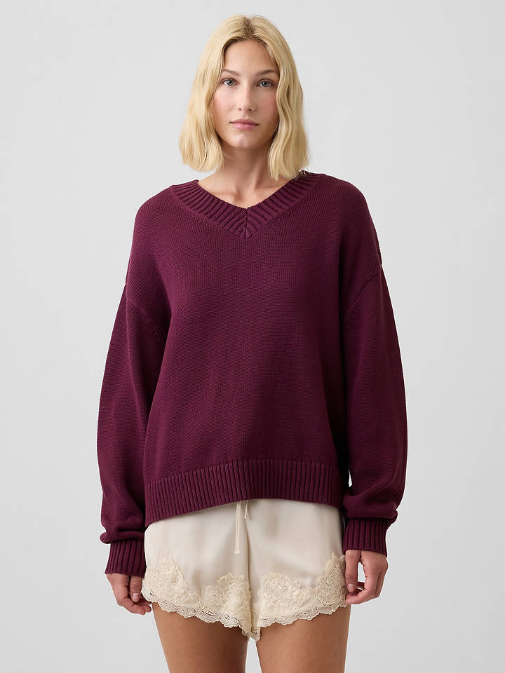 GAP Pullover in Bordeaux - M