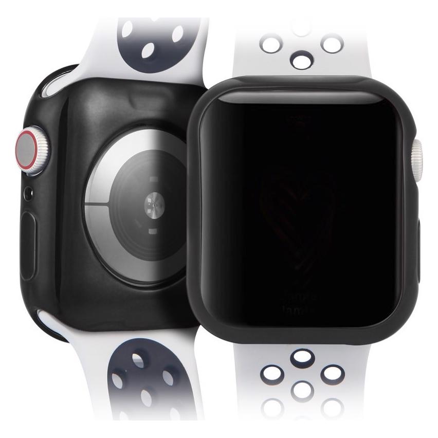 Dux Ducis Apple Watch 38mm - 2Stk. Gummi Schutz Case schwarz (101114728Aa)