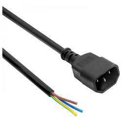 Akyga Strom Anschlusskabel 3 m Schwarz AK-OT-10C