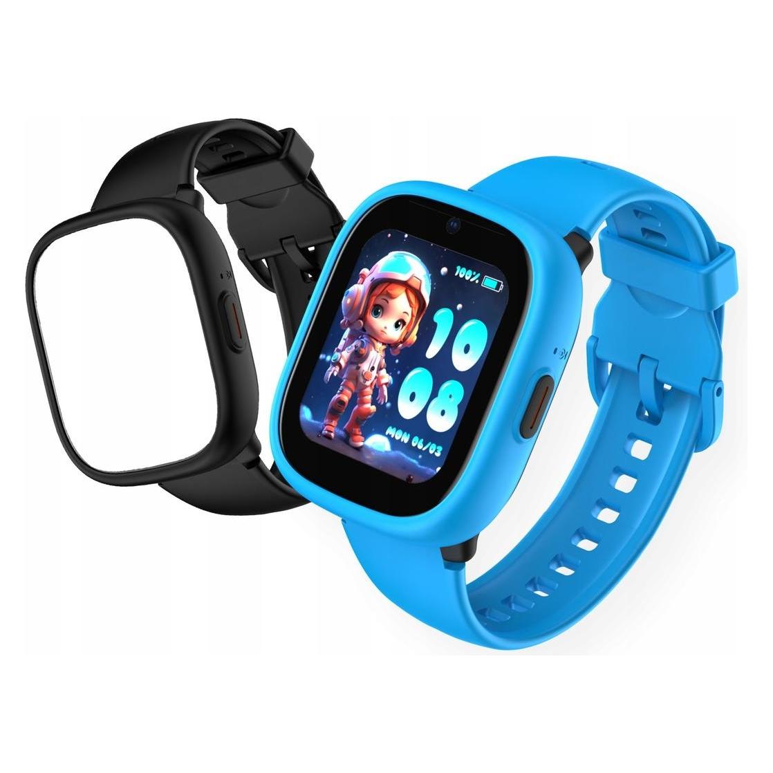 NoName Smartwatch KidoBoo K3 WatchMe GEN2 4G Niebieski/Czarny (SB10608) (4G) (KIDDOBOO)