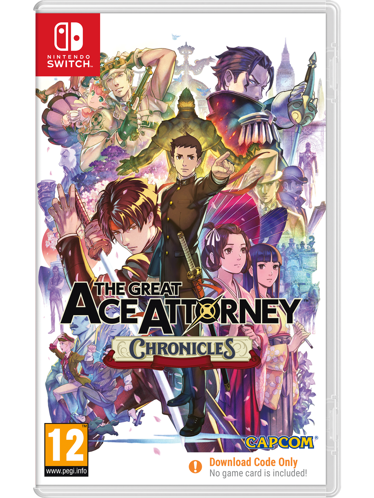 The Great Ace Attorney Chronicles (Code in a Box) - Nintendo Switch - Visual Novel - PEGI 12
