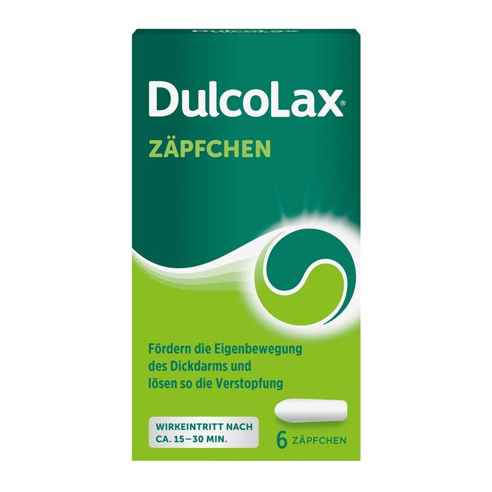 Dulcolax 10 mg Zäpfchen 6 St Suppositorien